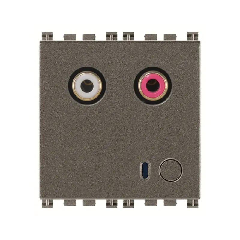 Ingresso audio RCA 2M Metal - Vimar 19582.M