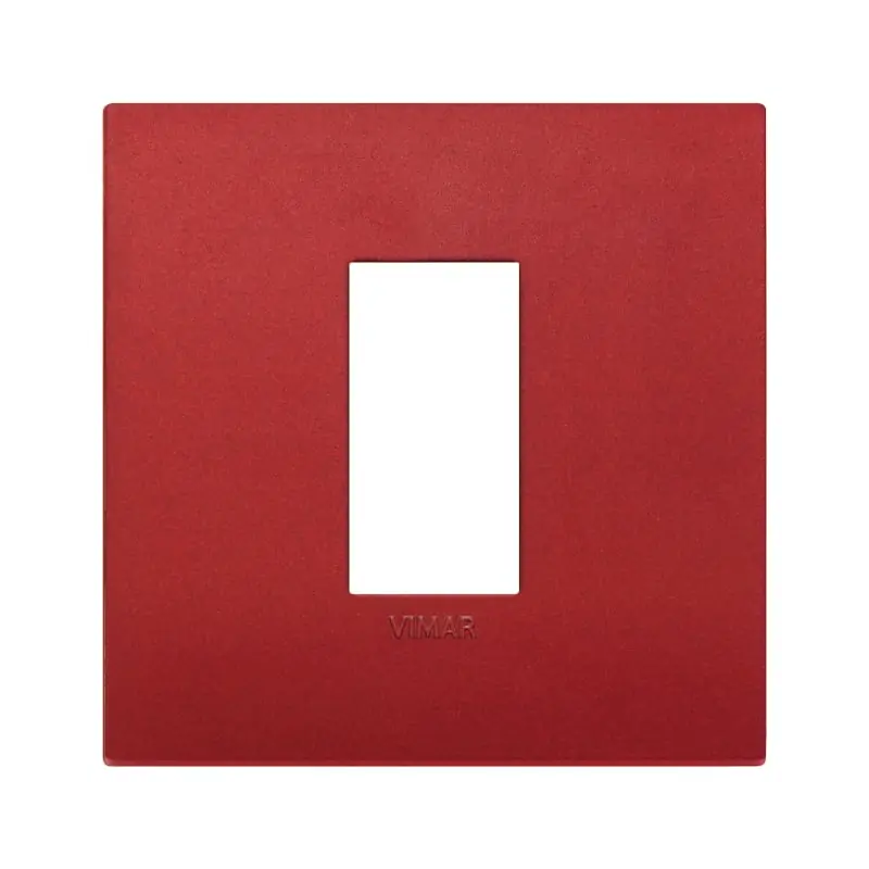 Placca Classic 1M rosso matt - Vimar 19641.75