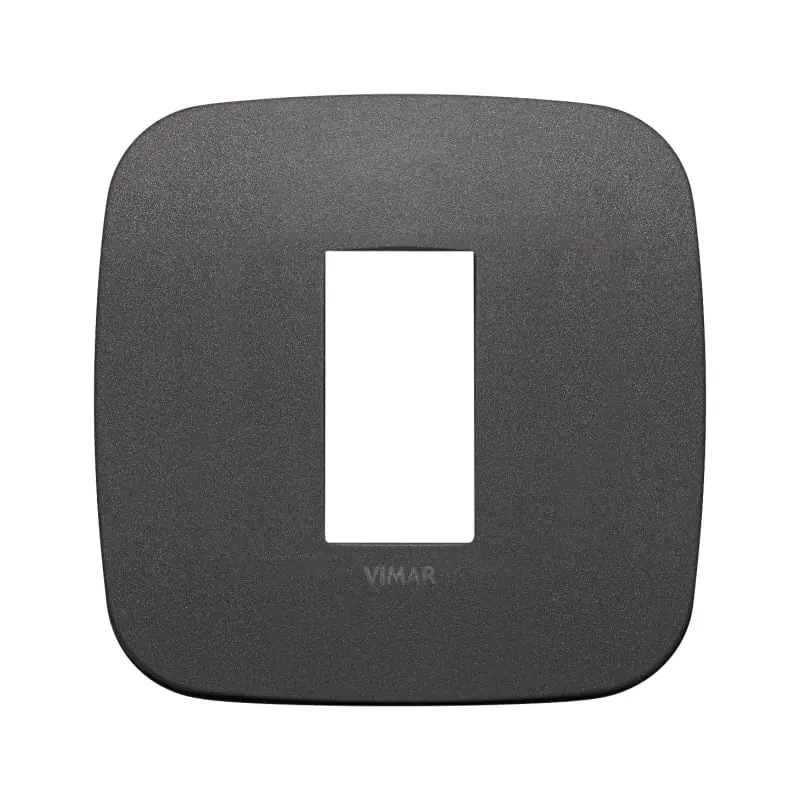 Placca Round 1M grafite matt - Vimar 19671.21