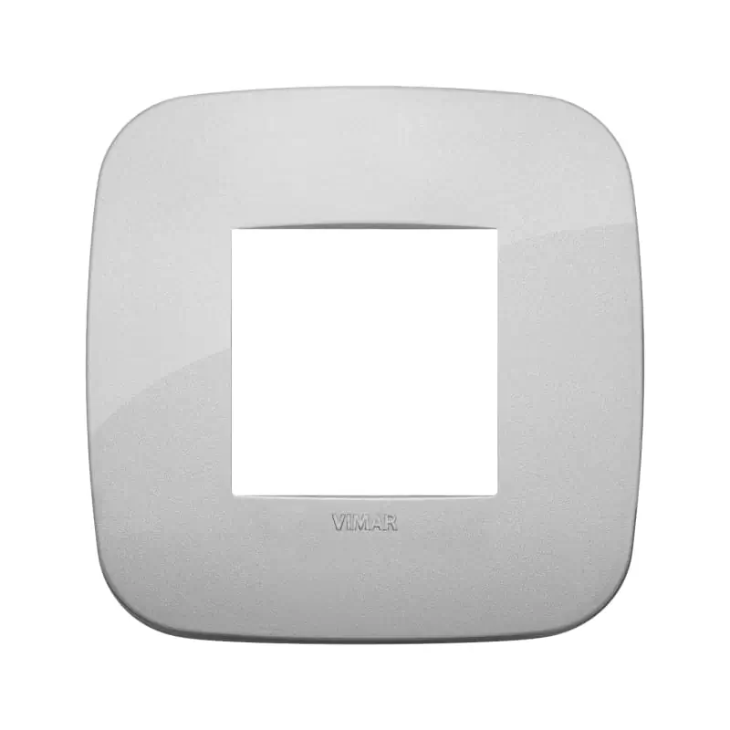 Placca Round 2M silver - Vimar 19672.89