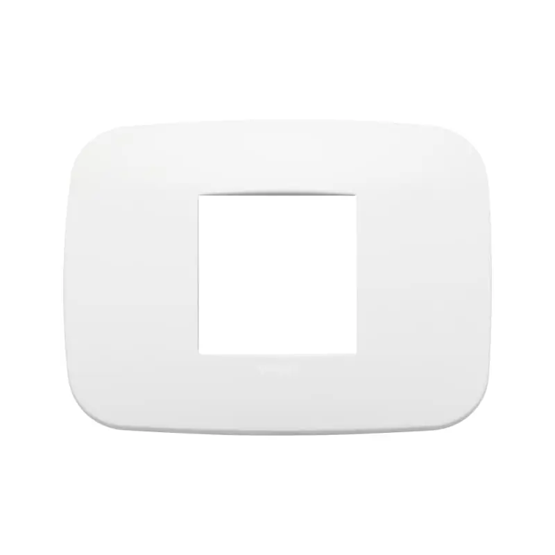 Placca Round 2M centrali polar matt - Vimar 19682.26