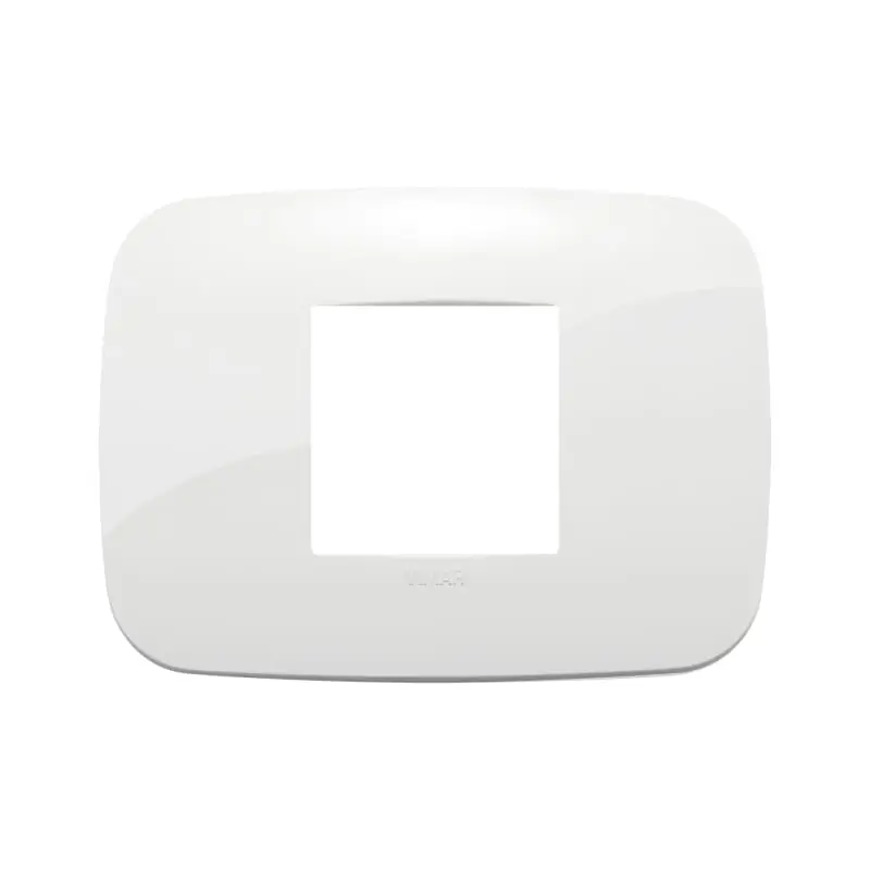 Placca Round 2M centrali bianco - Vimar 19682.84