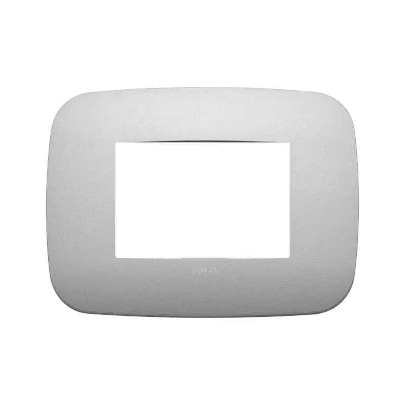 Placca Round 3M argento matt - Vimar 19683.23