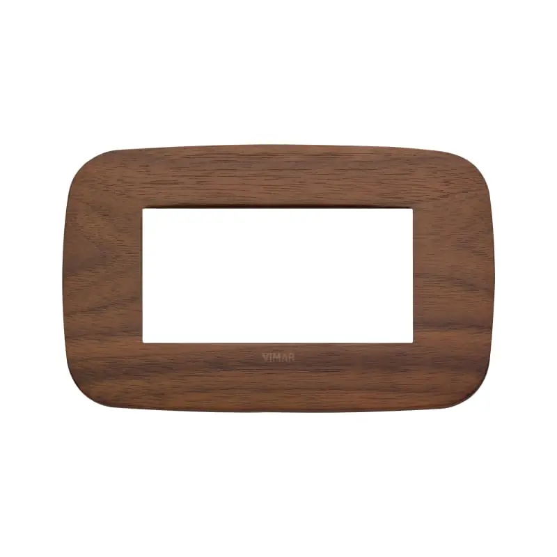 Placca Round 4M noce - Vimar 19684.51