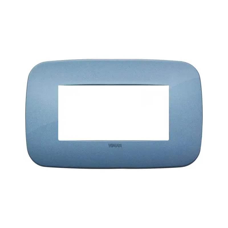 Placca Round 4M blu - Vimar 19684.86