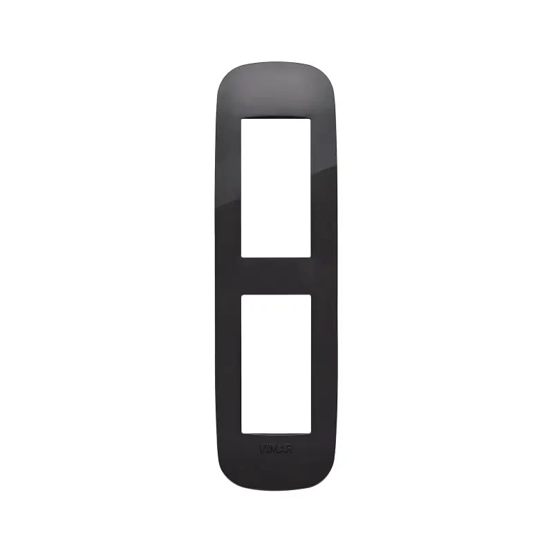 Placca Round 2MP nero - Vimar 19697.81