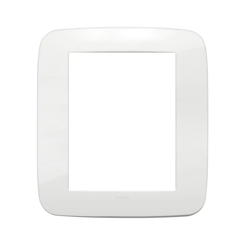 Placca Round 8M bianco - Vimar 19698.84