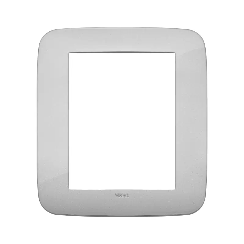 Placca Round 8M silver - Vimar 19698.89