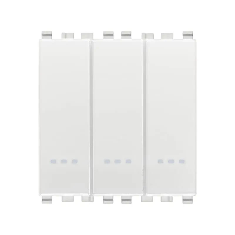 Tre deviatori 1P 20AX bianco - Vimar 20007.B