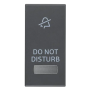 Tasto 1M con diffusore simb. DND grigio - Vimar 20026.DND