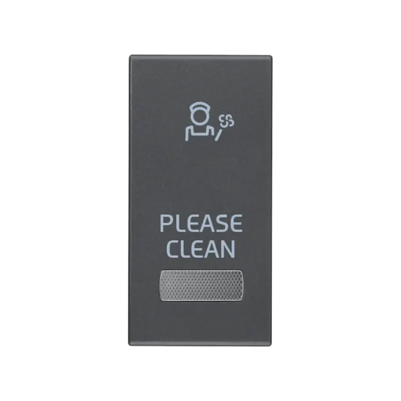 Tasto 1M con diffusore simb. PLS grigio - Vimar 20026.PLS