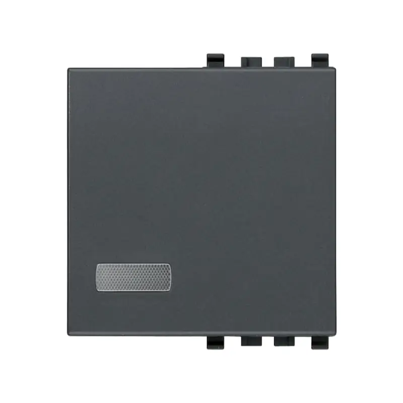 Tasto 2M con diffusore grigio - Vimar 20027