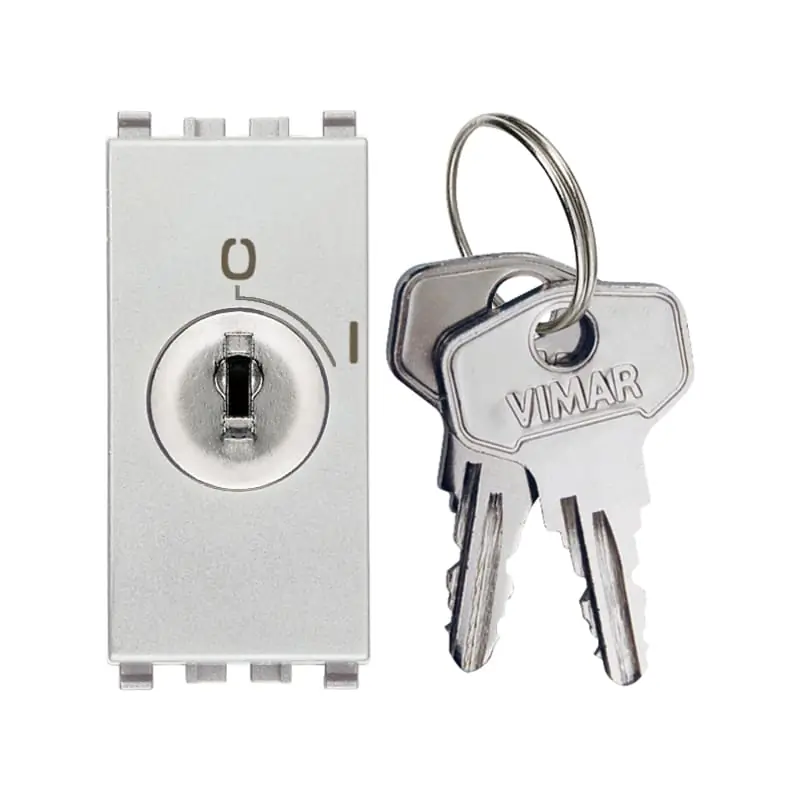 Pulsante 2P NO 16A + chiave Next - Vimar 20086.N