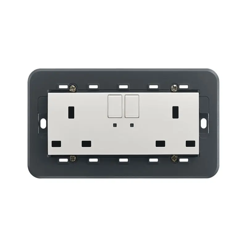 2 prese 2P+T 13A inglese interr. Next - Vimar 20222.L.N