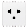 Presa SICURY 2P+T 16A USA+EU bianco - Vimar 20248.B