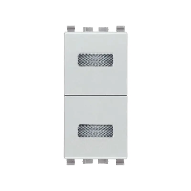 Doppia spia neutra Next - Vimar 20388.N