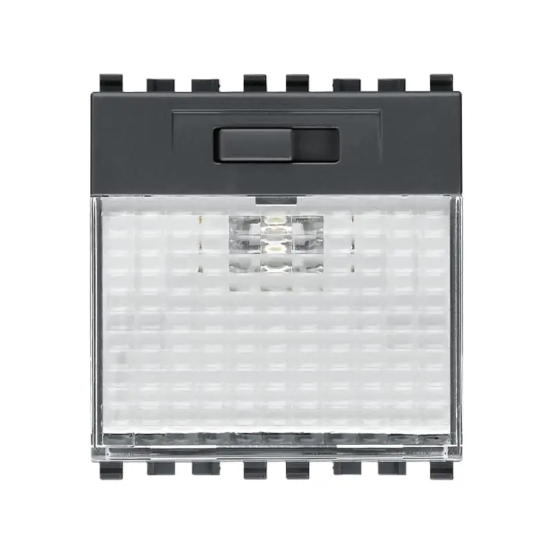 Lampada segnapasso LED 230V grigio - Vimar 20389