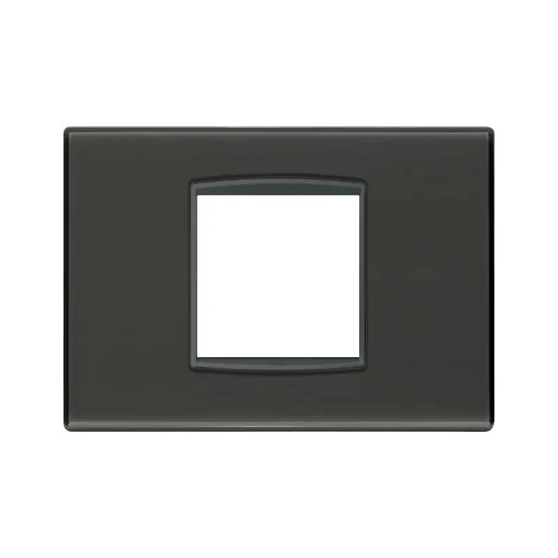 Placca Classic 2M centr Reflex antracite - Vimar 20652.42