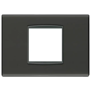 Placca Classic 2M centr Reflex antracite - Vimar 20652.42
