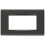 Placca Classic 4M Reflex antracite - Vimar 20654.42