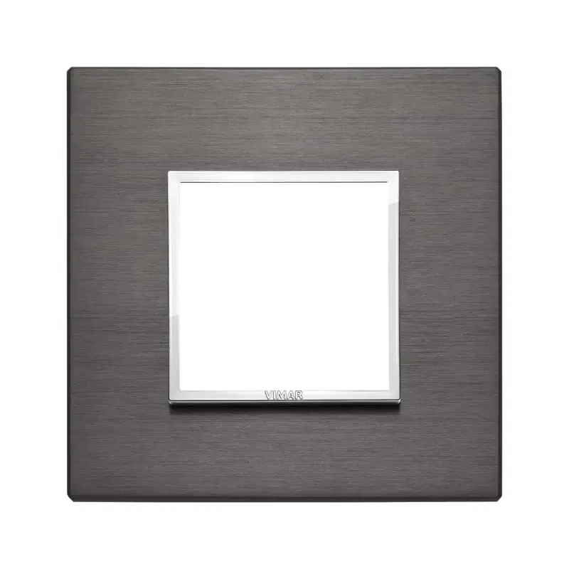 Placca 2M grigio lava - Vimar 21642.03