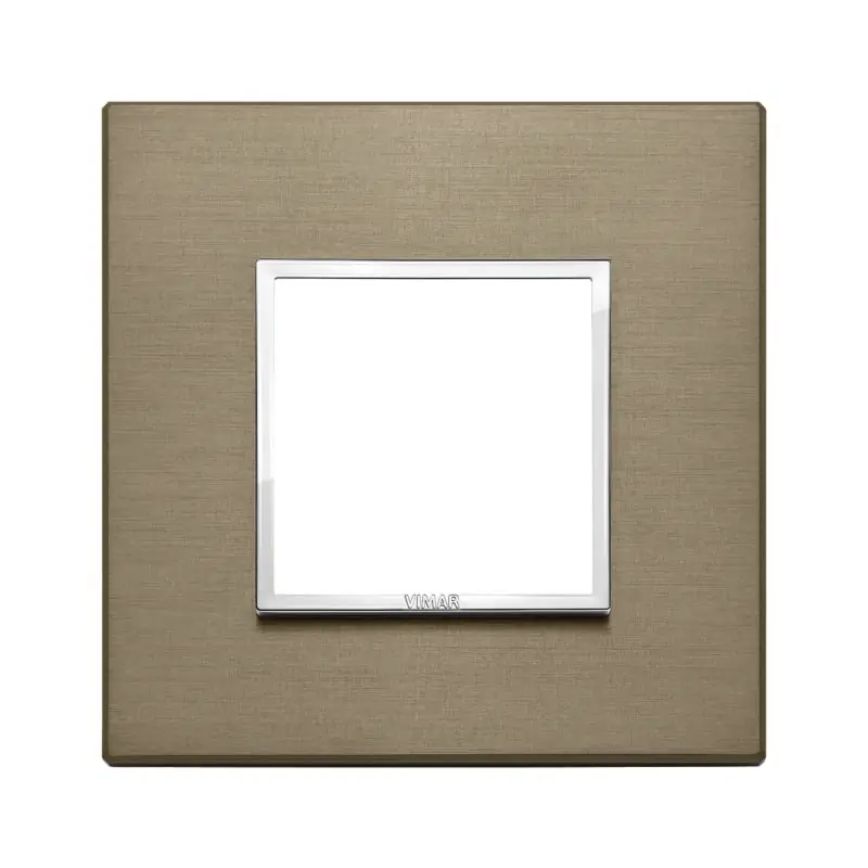 Placca 2M bronzo scuro - Vimar 21642.05