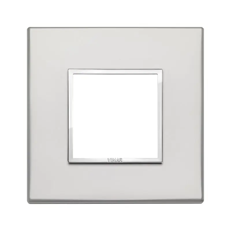 Placca 2M argento - Vimar 21642.07.01