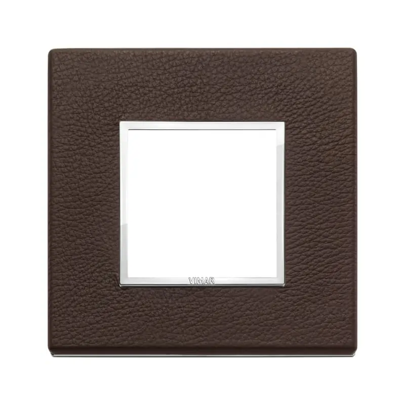 Placca 2M tabacco - Vimar 21642.22