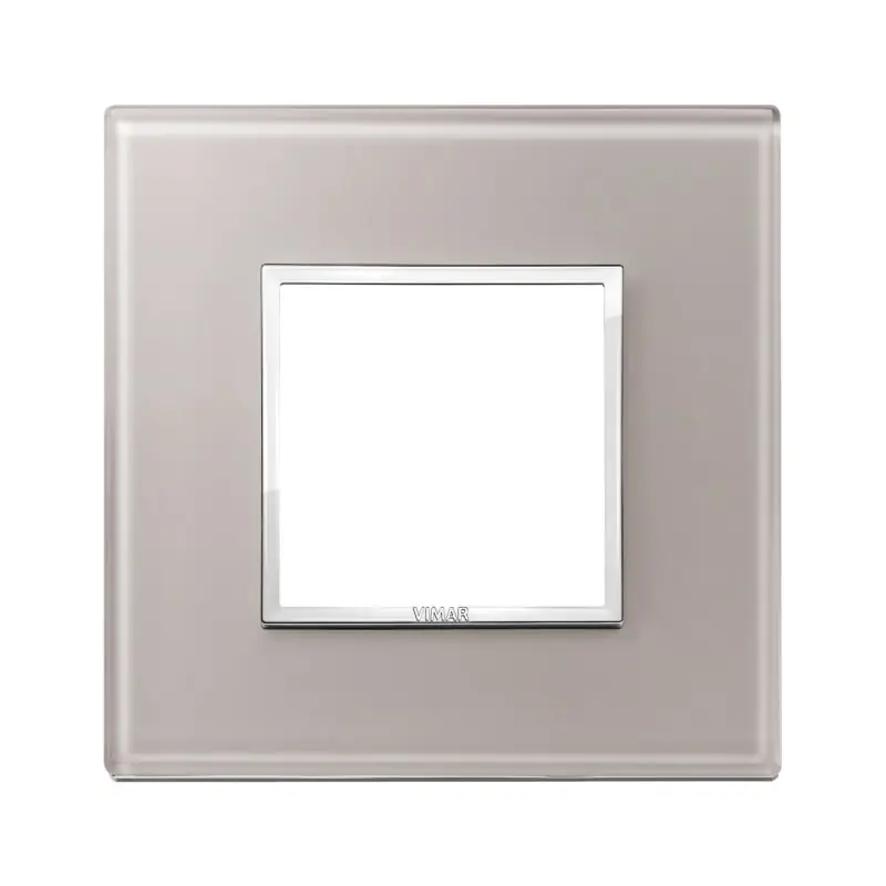 Placca 2M grigio perla - Vimar 21642.73