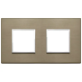 Placca 4M (2+2) int71 bronzo scuro - Vimar 21643.05
