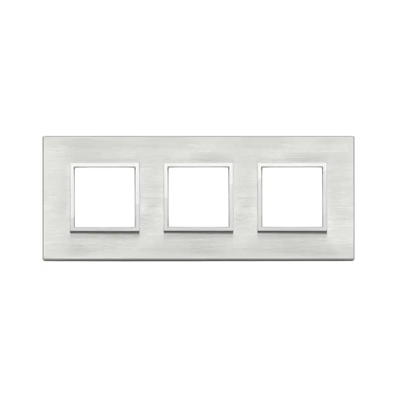 Placca 6M (2+2+2) int71 grigio Next - Vimar 21644.02