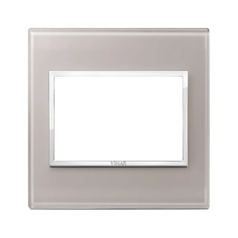 Placca 3M BS grigio perla - Vimar 21648.73