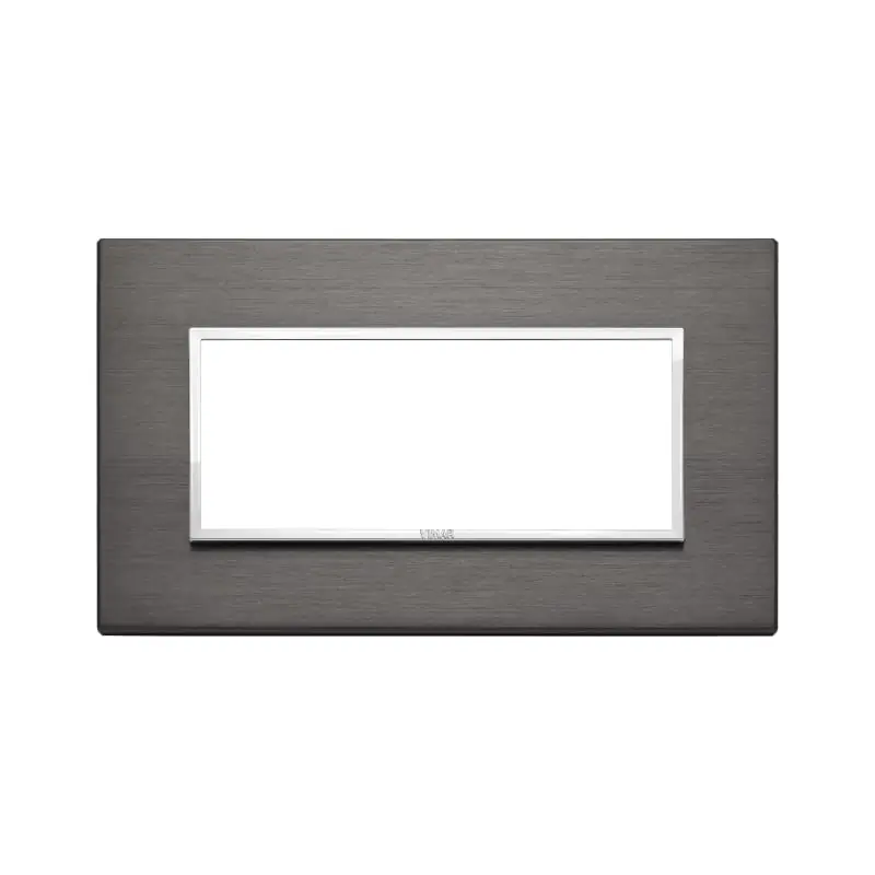 Placca 5M BS grigio lava - Vimar 21649.03