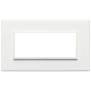 Placca 5M BS bianco totale - Vimar 21649.17