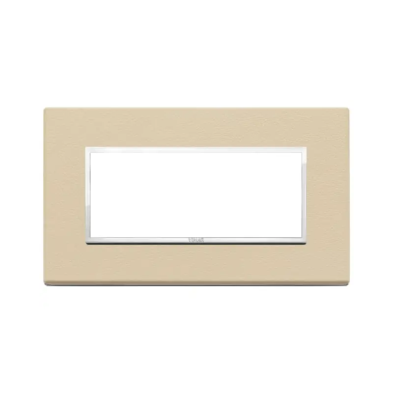Placca 5M BS crema - Vimar 21649.21