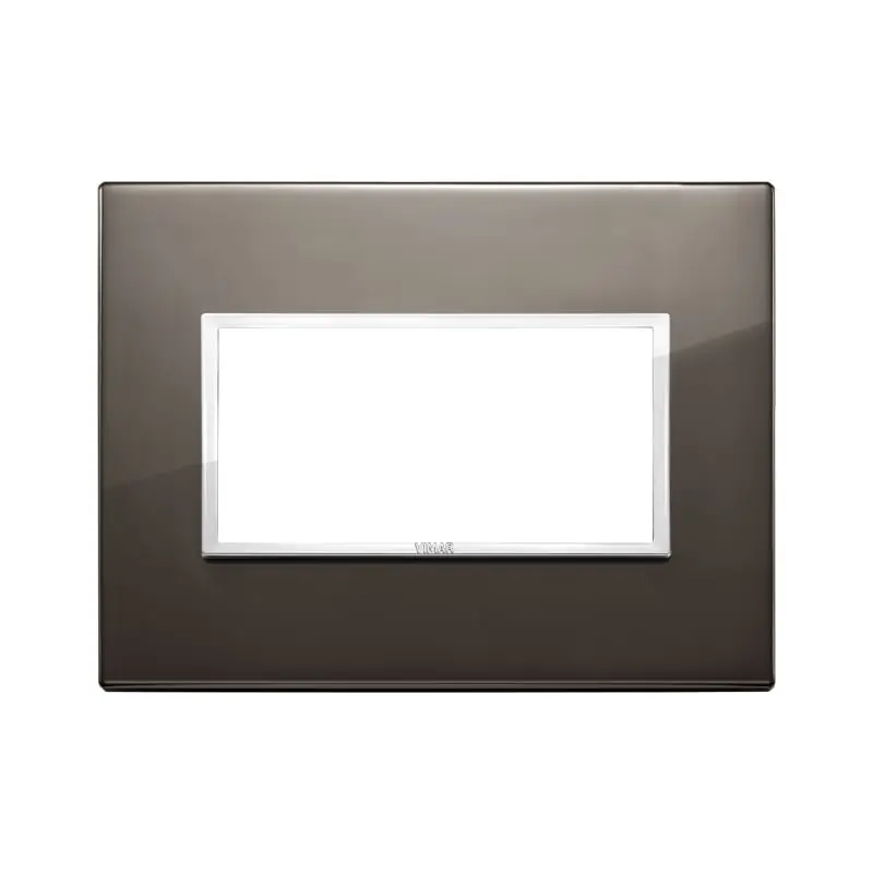 Placca 4M nero zaffiro - Vimar 21654.06