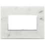 Placca 4M bianco di Carrara - Vimar 21654.51