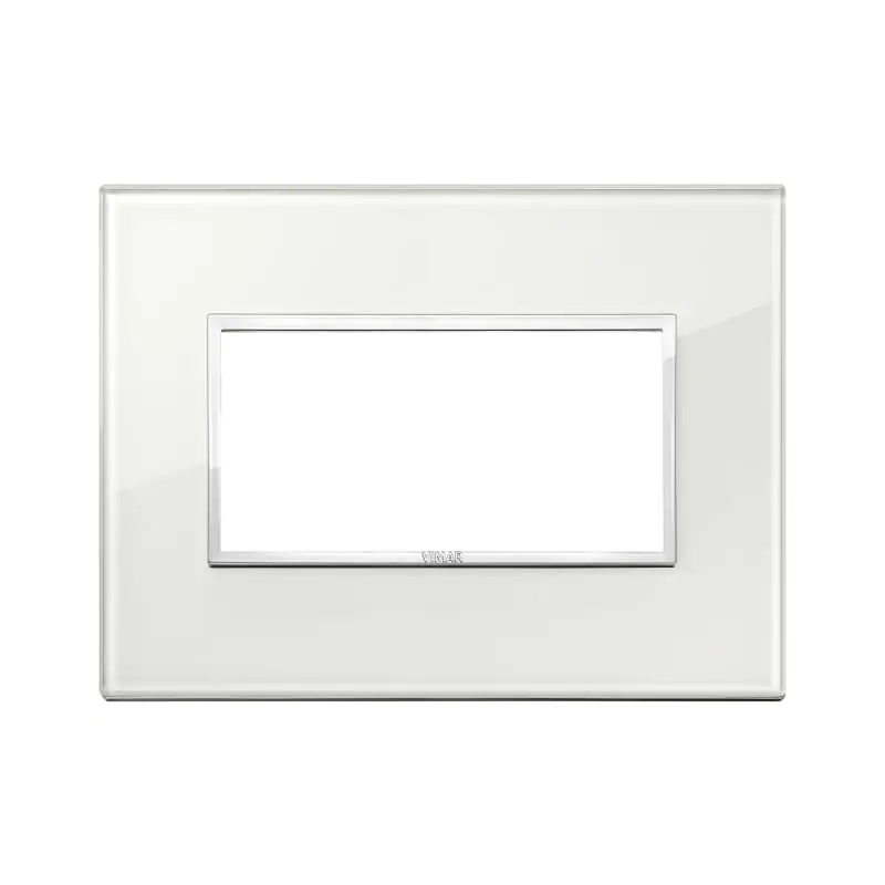 Placca 4M bianco diamante - Vimar 21654.70