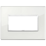 Placca 4M bianco diamante - Vimar 21654.70