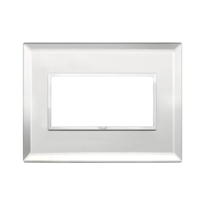 Placca 4M argento ghiaccio - Vimar 21654.72