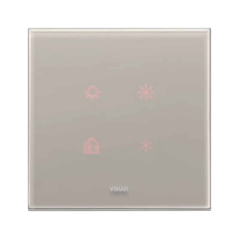 Placca 2M grigio perla - Vimar 21662.73