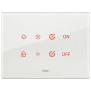 Placca 4M bianco diamante - Vimar 21664.70