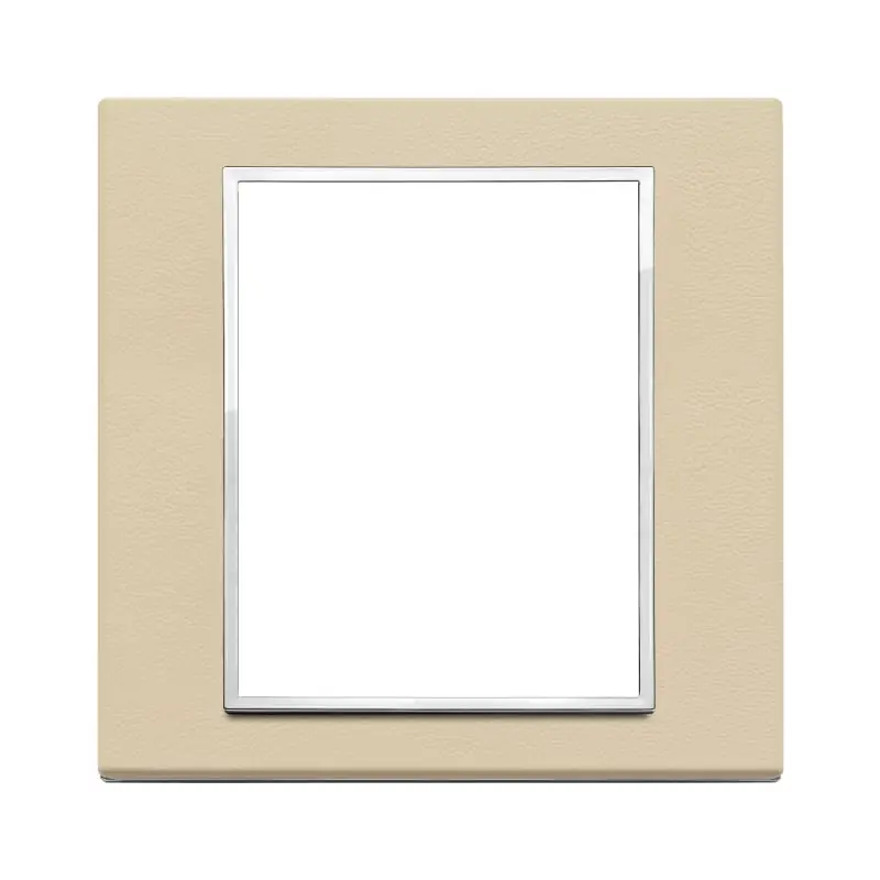 Placca 8M crema - Vimar 21668.21