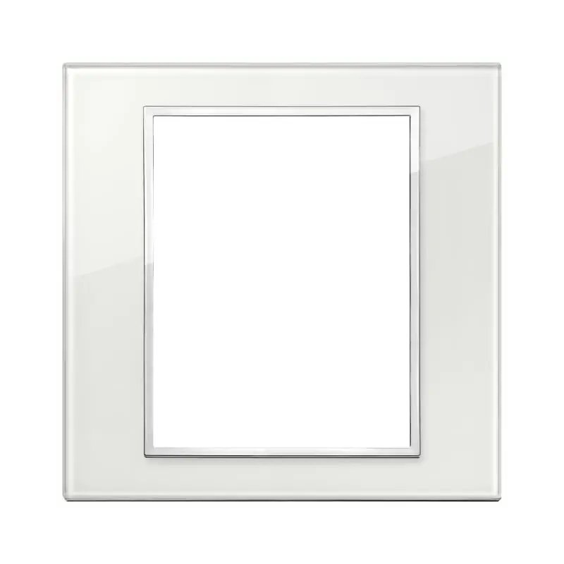 Placca 8M bianco diamante - Vimar 21668.70