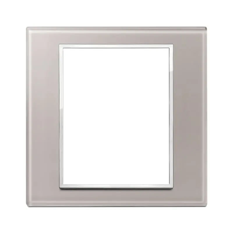 Placca 8M grigio perla - Vimar 21668.73