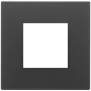 Placca 2M nero satinato - Vimar 22642.73