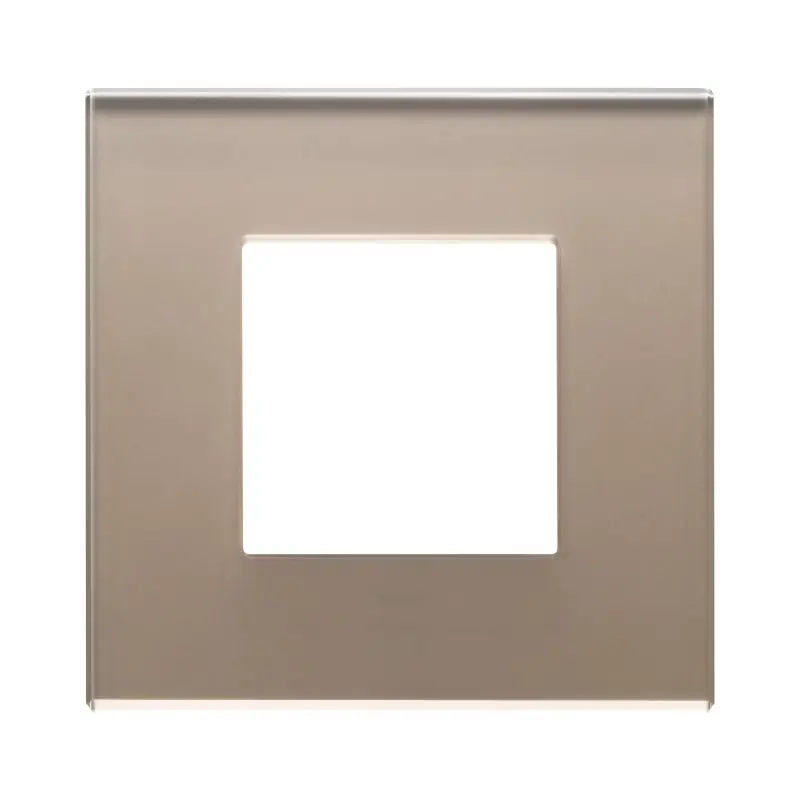 Placca 2M opale bruno - Vimar 22642.77