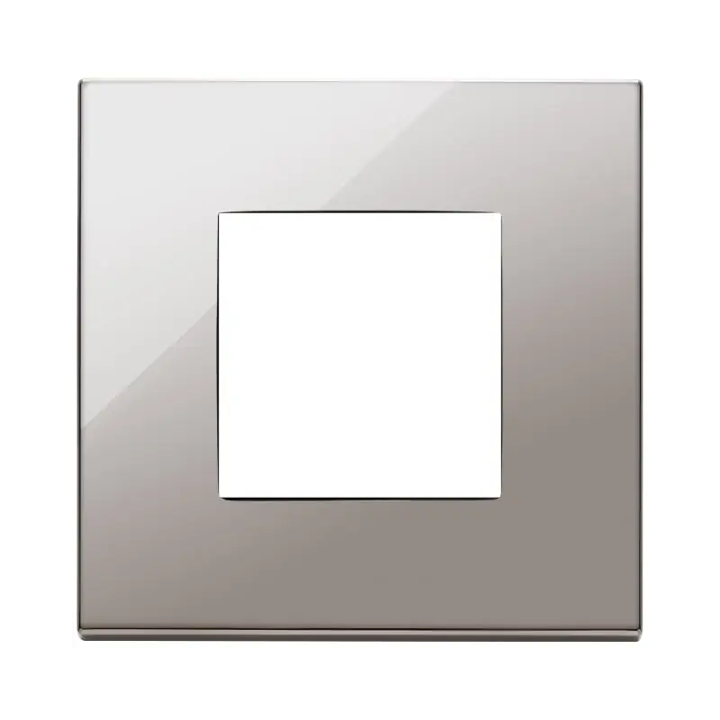 Placca 2M cromo nero - Vimar 22642.83