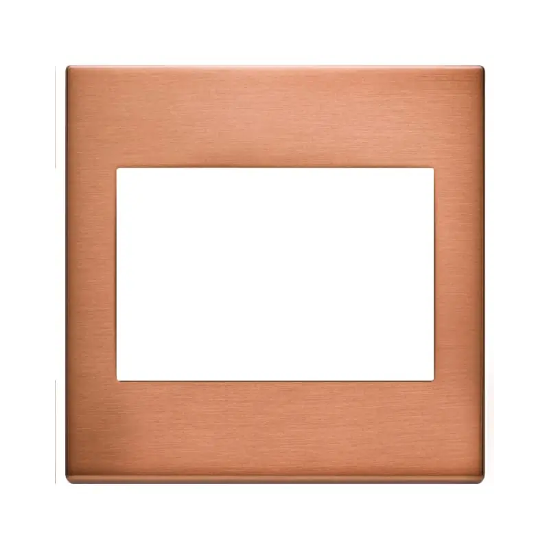 Placca 3M BS rame spazzolato - Vimar 22648.86