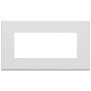 Placca 5M BS bianco matt - Vimar 22649.01